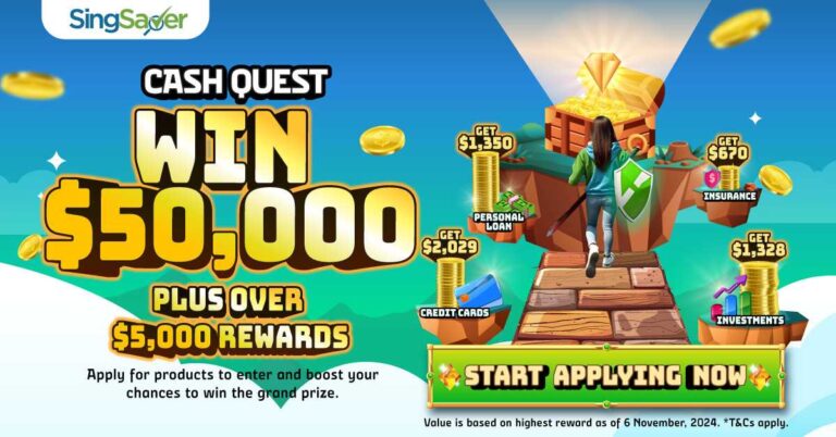 Embark on the SingSaver Cash Quest 2024 – Win S$50,000!